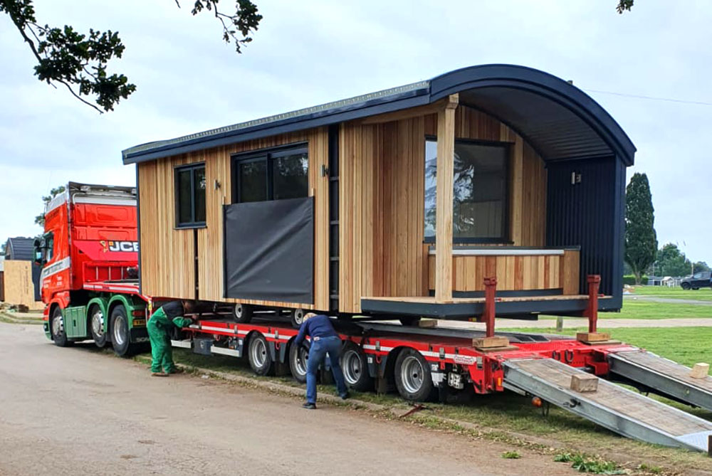 Hand-made bespoke cabins delivered to your door by Malvern Hills Cabins & Glamping Structures