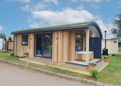 Hand-made, bespoke holiday accommodation designed and built by Malvern Hills Cabins & Glamping Structures