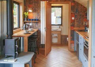 Hand-made, bespoke holiday accommodation designed and built by Malvern Hills Cabins & Glamping Structures