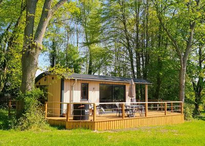 Hand-made, bespoke cabin designed and built by Malvern Hills Cabins & Glamping Structures