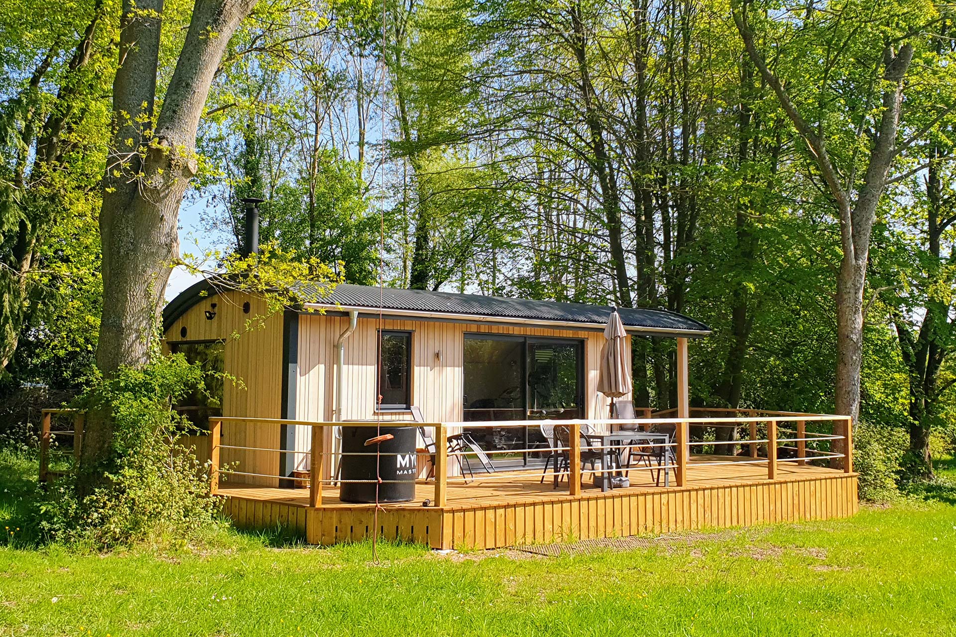 Hand-made, bespoke holiday accommodation designed and built by Malvern Hills Cabins & Glamping Structures